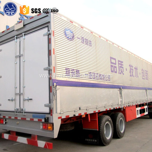 wing van semi trailer